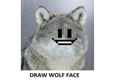 DRAW WOLF FACE