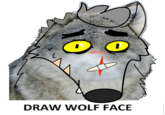 DRAW WOLF FACE