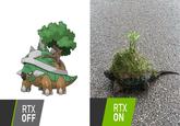 Torterra RTX OFF RTX ON