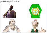 poker night 3 roster THS