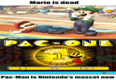 Mario is dead PAC-ONE 54 53 76 Speed 4. 01/99 10 39 3B SB 07 14 43 13 28 RounD 36 C日。グ 19 15H 60 65 37 876 K.D. 7 A OK Pac-Man is Nintendo's mascot now INN Marvel's Spider-Man: Miles Morales Green Cartoon Poster Leisure Games