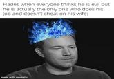 Actor Ben Affleck "photoshopped":/memes/sites/photoshop wearing a crown of blue flames resembling Hades' hair from the "Disney":/memes/subcultures/disney movie Hercules.