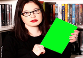 Lindsay Ellis (Nostalgia Chick) book promo meme template / image exploitable.