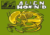ALIEN HONINID NEWGROUNDS EVERYTHING, BY EVERYONE. tm SABTASTIC.NEWGROUNDS.COM Alien Hominid Yellow Font Crest Art