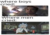 where boys cried: Where men cried: ST2Z7 fadult swim] ...* .......