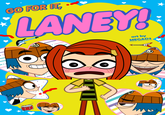 GO FOR IT, LANEY! art by MEGAD3 Cartoon Hairstyle Facial expression Vertebrate Organ Product Sharing Organism Happy Font Mammal Yellow Gesture Finger Line Art Illustration Poster Fictional character
