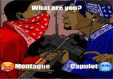 What are you? CO Capulet Montague