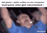 The meme is referencing "Bill Gates":/memes/people/bill-gates and the "popular conspiracy theories about his involvement in the pandemic":/memes/bill-gates-coronavirus-conspiracy-theories, which memes are often joking about. 