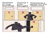 Games in my Game I Replaying a just backlog bought 100th time game for the 1 3. 3.