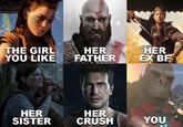 THE GIRL YOU LIKE HER FATHER HER EX BE HER SISTER HER CRUSH YOU