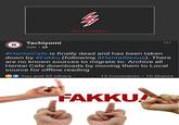 多 This is goodbye. Tachiyomi 立 20h • O #HentaiCafe is finally dead and has been taken down by #Fakku (following #HentaiNexus). There are no known sources to migrate to. Archive all Hentai Cafe downloads by moving them to Local source for offline reading O You and 53 others 12 Comments • 10 Shares FAKKU