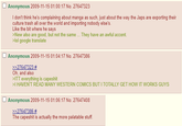 Anonymous 2009-11-15 01:00:17 No. 27647323 I don't think he's complaining about manga as such, just about the way the J--- are exporting their culture trash all over the world and importing nobody else's. Like the bit where he says >New also are good, but not the same . They have an awful accent. >lol google translate Anonymous 2009-11-15 01:04:17 No. 27647386 >>27647323 # Oh, and also >ITT everything is capeshit >I HAVEN'T RÉAD MANY WESTERN COMICS BUT I TOTALLY GET HOW IT WORKS GUYS Anonymous 2009-11-15 01:06:17 No. 27647408 >>27647386 # The capeshit is actually the more palatable stuff.