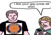 like your gay pride shirt. BEARS
