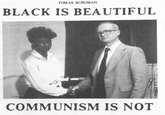 Black is Beautiful, Communism is not Old anti-racist pamphlet against communism