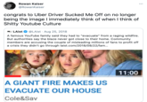 Rowan Kaiser ... @RowanKaiser congrats to Uber Driver Sucked Me Off on no longer being the image I immediately think of when I think of S----- Youtube Culture - LAist @LAist · Aug 25, 2018 A famous YouTube family said they had to "evacuate" from a raging wildfire. But authorities say the blaze never got close to their home. Community members are accusing the couple of misleading millions of fans to profit off a crisis they didn't go through laist.com/2018/08/22/fam.. 11:00 A GIANT FIRE MAKES US EVACUATE OUR HOUSE Cole&Sav