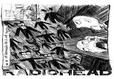 Artwork from Stanley Donwood.
I can say wholeheartedly that I love his artwork is very simplistic and is just interesting to look at❤️