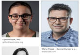 Dijana Poljak, MD giffordhealthcare.org Mario Poljak - Central Europe's p... thelancet.com Forehead Hair Nose Glasses Cheek Skin Smile Chin Hairstyle Eyebrow Vision care Photograph Eye Facial expression White Organ Jaw Eyelash Eyewear Gesture Iris Happy Collar Sleeve