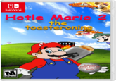 NEW FUNKY MODE NINTENDO SWITCH. Hotle Mario the voasteroning MARIC Featuring Dante from fhe Devil May Cry Serles MATURE 17+ MA CONTINT RATED BY ESRB IOTEL