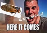 East half of the US HERE IT COMES