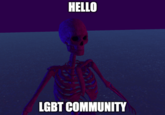 meme with the bisexual lighting skeleton from Wikipedia