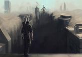 The figure over yonder is this piece of graffiti from the game:

<br><center><a href="https://knowyourmeme.com/photos/1899629-spec-ops-the-line"><img src="https://i.kym-cdn.com/photos/images/original/001/899/629/38d.jpg" height="692" width="500"></a></center><br>