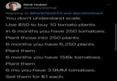 Well that's definitely how tomatoes work right guys