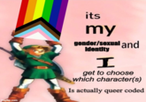 Just thought it was funny because of the number of guys who associate their identity on certain character. Which is fine since I do it myself (They're all ace until proved wrong)