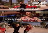 2. objects with equalmass weigh the same on Earth B------- a------. A balloon filled with 100 kg of water weighs more than a balloon filled with 100 kg of helium