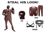 STEAL HIS LOOK! 30$ 4$ 600$