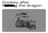 Donkey after fo og the dragon Hair Beard Jaw Mammal Font Working animal Facial hair Whiskers Art Snout