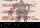 >>316265649 (OP) # I was able to intercept an entire pallet of Pfizers first vaccine shipment. 4000 doses at 2 shots per dose. I've got it stored in a chest freezer in my garage. Ive been injecting myself every day, sometimes multiple times a day if can stand it. The symptoms were terrible for the first few weeks. There were times I was completely paralyzed with pain, contorted like the Edvard munch painting and frozen in agony for hours. I became stronger and some of the worst symptoms subsided over time. I've been vaxmaxxing for almost 4 months now and I feel as though I'm becoming something greater than human now. I will continue to administer the injections into the same arm as long as possible. I'm increasing the dosages as much as I can stand and will maintain my journal. COVID-19 vaccines go through many tests for safety and effectiveness and then are monitored closely. (Source: World Health Organization)