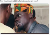 They thought putting MLK in Fortnite was the right move?