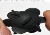 Sometimes its ok to feel like an isotropic helicoid.