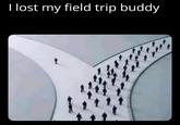 I lost my field trip buddy