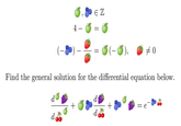 E Z 4 | - 3), 70 Find the general solution for the differential equation below. d ds + = e de de
