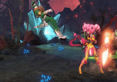 Poisandra's flying peach attack