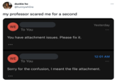 attachment issues