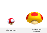 Old meme I made.

Speaking of Mega Mushrooms, why the hell did they never include them as an item in Smash?