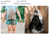 my outfit for school my outfit for mitski song premiere decom