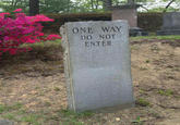 ONE WAY DO NOT ENTER