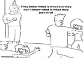 They know what is what but they don't know what is what they just strut @6amgroup