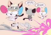 WHAT ARE YOU UP TO? SPLITTING AN ATOM. DE MIN-PLAV BOOP