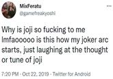 So You're Saying You Did This to Complete Your 'Joker Arc ...