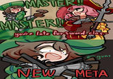 MASTE ER! MASTERI youre late for Sword.clas guns 91 NEW SMETA