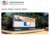 Keith Edwards ... @keithedwards wow they move fast HALLOWEEN 1 Hacker Way facebook