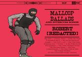 FIDELITY SCP spl STEREO FOUNDATION MALLCOP BALLADS AND INTERCOM SONGS ROBERT [REDACTED] Big HID • Chaotic Water • A Hundred and 6 We are having pizza tonight • The NTF's call • The Cure Man Running Gun • El Dee • In the Nuke Room Micspammer The Moving Statue • Sad Guy Locked Inside • The Man with no Mic Bully the Nerd • The Little Machine Room The Femur Breaker El Dee (successful escape Version)