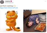 mo VAŅESA RTEAR @vanesaanasci BIMORY ... WHEN perfect casting W #garfield #ChrisPratt u
