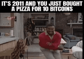 IT'S 2011 AND YOU JUST BOUGHT A PIZZA FOR 10 BITCOINS