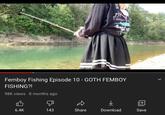 Femboy Fishing Episode 10 - GOTH FEMBOY FISHING?! 98K views · 8 months ago 6.4K 143 Share Download Save > 到