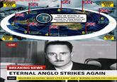 Arth, Banjo, USA, Japan & Brazil CAUTION КЕЕР OUT CAUTION KEEP OUT 8 New Zealand Pitcairn Australte Islands The UK directly or indirectly keeps us all fenced in. They block all access to Antarctica British Indian ocean Territory Janaire kinahan Falkland Islands 3s. Georgia Sandwieh Is 5 Seuth Africa UK Bases -4 St. Helen Tristan da Cunha CAUTION KEEP OUT CAUTION KEEP OUT LIVE breakyourownnews.com BREAKING NEWS ETERNAL ANGLO STRIKES AGAIN 13:37 DESCRIBED AS HAVING "BEADY LITTLE EYES" AND A "BURNING HATRED FOR CIVILIZAT NZ
